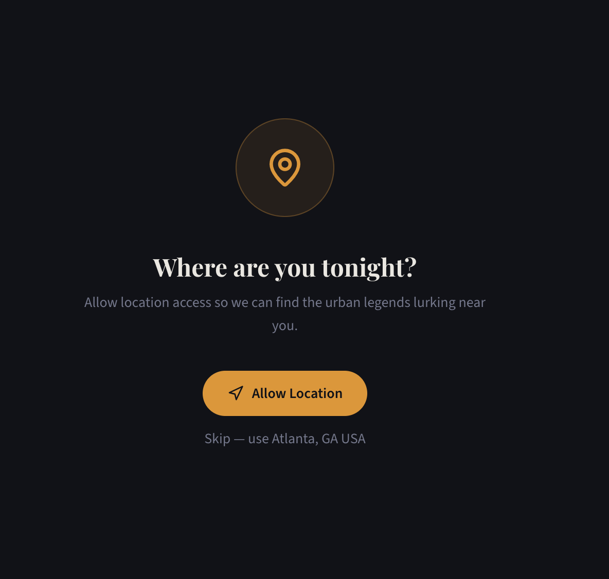 Location Permission — Onboarding